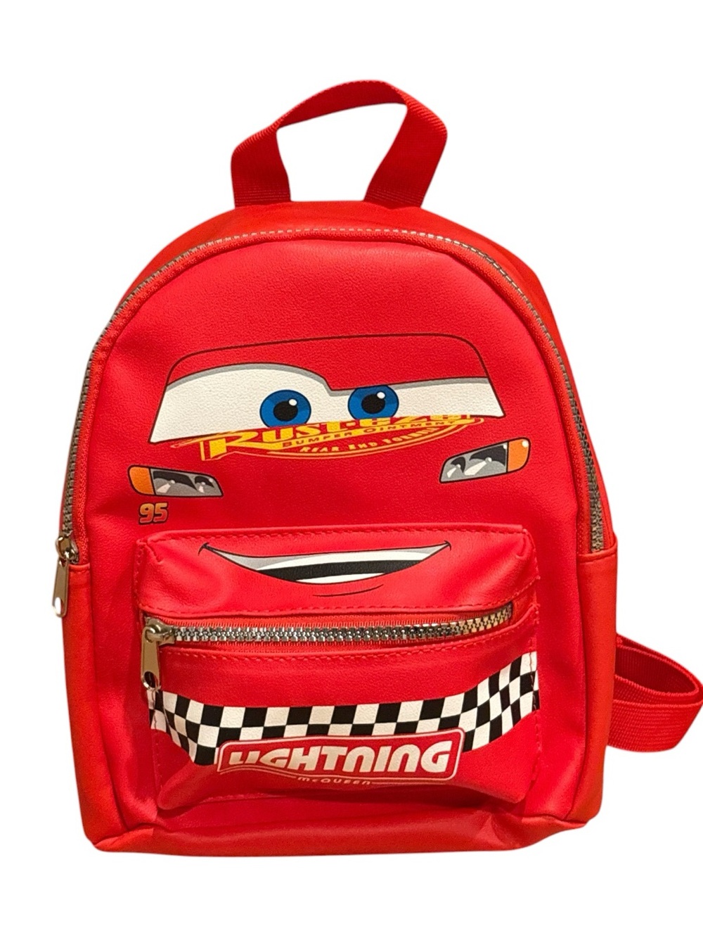 NWT Lightning McQueen Red Kids Mini Backpack